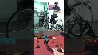 Bicycle Controller?!? & Parcel Corps #gaming #parcelcorps #bicyclecontroller #fyp #controller