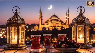 Ramadan Wallpaper 4K 🌙 Cozy Islamic Night Ambience with Soft Islamic Music (2 Hours)
