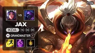 Jax Top vs Irelia - KR Grandmaster - PreSeason 12 Patch 11.24