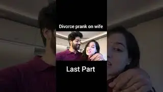 Divorce papers Prank on wife 💔ll she Fainted 🥺ll Rahul and Bhumi #shorts (Last Part)