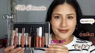 Mi Colección de Labiales Cafés 🤎 Esika, L'bel, Cyzone y Natura 💄💄💄