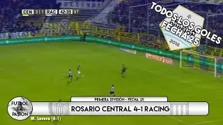 TODOS LOS GOLES: Primera División - Fecha 25