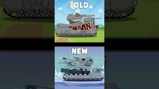 ТОП-5 Старый и новый Дизайн танков Homeanimations! #homeanimations #cartoon #animation #tank #shorts