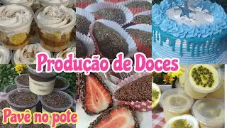 Mudei o jeito de fazer o pavê/Coxinha de morango 🍓/Produção a todo vapor 🥵