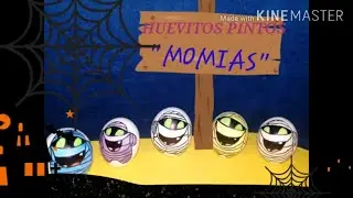 🤕👻 MOMIA EN CASCARON de huevo DIA DE  HALLOWEEN 👻