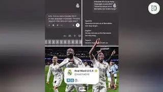 Real Madrid asked ChatGPT to translate &ldquo;ninety minutes at the Bernab&eacute;u are very long&rdquo; ..| vs Arsenal