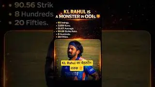 KL Rahul Monster in ODI Series 💀👿l Cricket World 🌍 #shortsfeed #shorts #shots #relatable