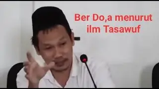 Berdoa menurut ilmu tasawuf,dengarkan ceramah Gus Baha.