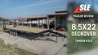 Overview of 8.5x22 Deckover Dual Axle Utility Trailer | #lawncare #sleequipment #trailers