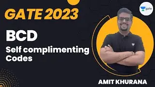 BCD | Self Complimenting Codes | Digital Logic | GATE 2024 | Amit Khurana
