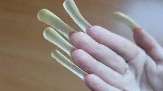 2 YEARS NATURAL LONG NAILS GROWTH 💅🏼 NAKED NAILS SIZE