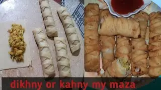 Chicken potato rolls / Tasty and easy homemade Snacks recipe
