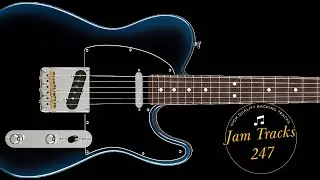 Fusion Blues Guitar Backing Track in A (100bpm)
