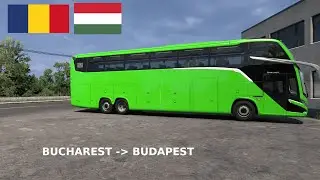 ETS2 Bus Trip (Bucharest to Budapest) Romania to Hungary| Euro Truck Simulator 2