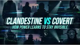 Clandestine vs Covert: How Power Learns to Stay Invisible