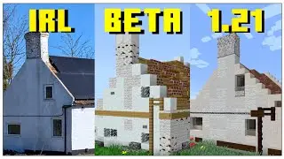 Строим настоящий дом в бета-версии Minecraft и сейчас