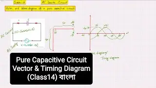 Pure Capacitive Circuit (Vector & Wave Diagram) (Class-14) Playlist- AC Series Circuit