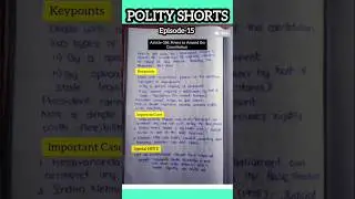 Article 368 &ndash; Can Constitution Be Amended Limitlessly? | Ep 15 &ndash; Polity#upsc2026 #article368 #shorts