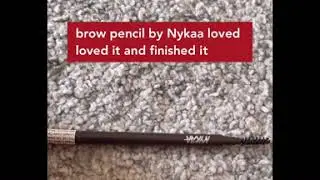 *product empties of 2020* part-4 Nykaa brow pencil good for beginners love it 😍  #shorts#rachanarai