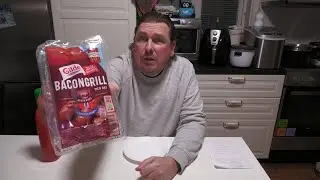 Unboxing, Mukbang, Provsmakning Gilde Bacongrill med ost köpt på KIWI i Kløfta, Norge