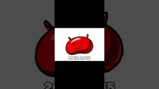 Android Versions Logo Evolutions Historical Logos #shorts #samsung #android #phone #technology