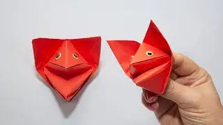 Moving paper origami toy | Origami dog