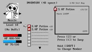 [Cool Tower] Status Menu - Move Items, Switch Party Members