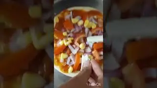 Instant pizza at Home... #foodie #pizza #instantcooking #food #homemade #homerecipies