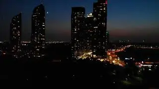 Toronto west side at night
