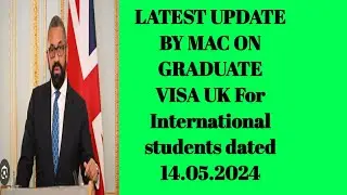 Latest update on Migration Advisory Committee report on Graduate Visa Route  International Students