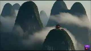 Guqin and the Misty Mountain Ancient Echoes | Calming Music for Stress Relief & Focus