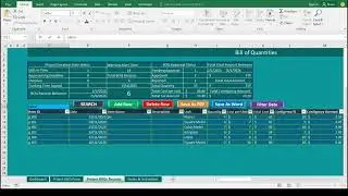 Bill Of Quantities Excel Tutorial