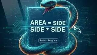 Square of area python program 