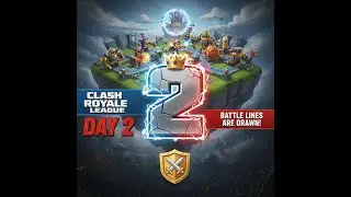 Competitive league of 2nd days clash Royale live