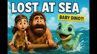 Lost at Sea with a Baby Dino 🦕 | Lulu & Bubu 3D Mini Movie