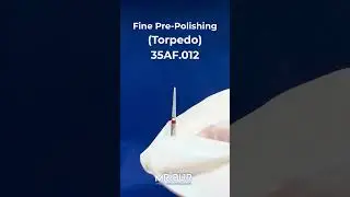 Fine Grit Pre-Polishing Torpedo Bur | Diamond Dental Bur