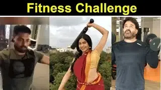 Fitness Challenge Of Tollywood Celebrities | HumFitTohIndiaFit | Mohanlal | Kalyan Ram | Adha Sharma
