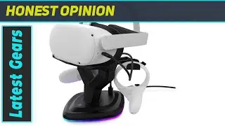 AMVR VR Headset Stand Charging Dock: The Ultimate Charging Solution for Oculus Quest 2!