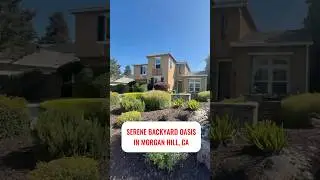 Serene Backyard Oasis in Morgan Hill, CA listed for $1,939,000 #hometour #housetour #morganhill