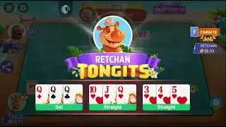 Tongits @playtime #0003 Ang bilis ng pangyayari unang bagsak tongit nya kaagad.