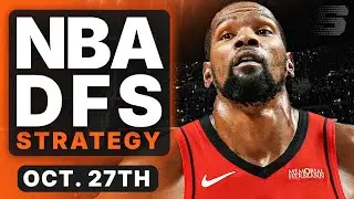 Стратегия NBA DFS на понедельник, 27 октября 2025 г. | Выбор состава NBA от DraftKings и FanDuel