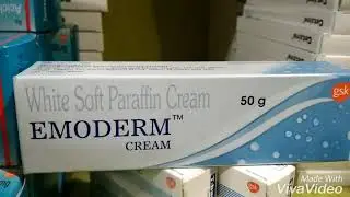 Emoderm crem/white soft paraffin cream work and others details