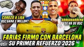 EL PRIMER REFUERZO de FARIAS en BSC! 1 MILLON por JANNER COROZO? ARRUABARRENA SE VA de BSC?