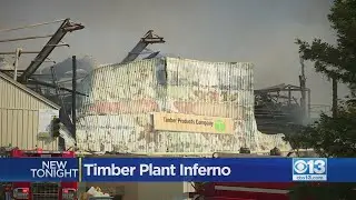 Fire Destroys Wood Products Factory Near Sutter Creek
