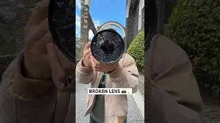 Broken Lens 💡📸 #photoshoot #creative #shorts