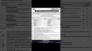 PSER Survey Tehsil Monitor #jobsinpakistan2025 #pser #youtubeshorts