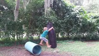 Triston Log Grip American Ninja Warrior