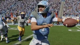 College Football 26 Gameplay - North Carolina vs Pittsburgh - Full Game (PS5)