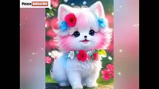 Ai Cute Cat Video. #cat #catantics #shortvideo #viralvideo