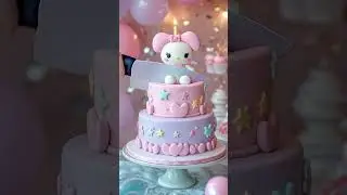 Watch This Kawaii Cake Get Sliced in the Most Satisfying Way!